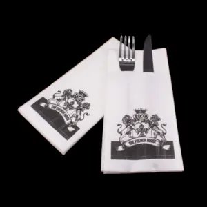 Découvrez les serviettes en papier personnalisables pour votre marque