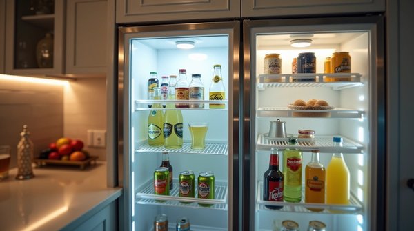 Réfrigérateur vitrine pour boissons : fraîcheur et mise en valeur à portée de main